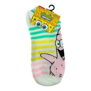 Nickelodeon SpongeBob SquarePants Patrick Star No-Shows Low Cut Socks Size 9-11